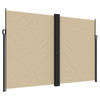 vidaXL Windscherm uittrekbaar 220x600 cm beige