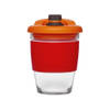 Pioneer - Herbruikbare Koffiebeker - 340ml - Vulcano Red - Glas - Pioneer