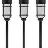 Luxform - 3x Solar Tuinlamp - Catala - 6 Lumen - Set van 3 stuks