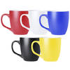 BD Koffie mokken/bekers Artista - 5x - keramiek - met oor - multi kleuren - 440 ml - Bekers