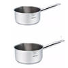 2 x Kinghoff steelpan Ø16 cm en Ø18 cm - 1.5 en 2,1 liter