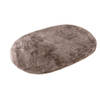 Elfida - Grandstone Vloerkleed - Ovaal Tapijt - 190 x 290 cm - Taupe