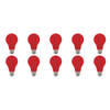 LED Lamp 10 Pack - Specta - Rood Gekleurd - E27 Fitting - 3W