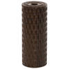 vidaXL Balkonschermen 5 st 255x19 cm poly rattan bruin en zwart