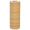 vidaXL Balkonschermen 10 st 255x19 cm poly rattan lichtbruin