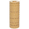 vidaXL Balkonschermen 5 st 255x19 cm poly rattan lichtbruin