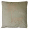 Home Delight Sierkussen 'Jungle' 50cm x 50cm, Taupe