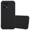 Cadorabo Hoesje geschikt voor Oppo FIND X5 PRO in CANDY ZWART - Beschermhoes TPU silicone Case Cover