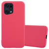 Cadorabo Hoesje geschikt voor Oppo FIND X5 PRO in CANDY ROOD - Beschermhoes TPU silicone Case Cover