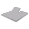 Eleganzzz Splittopper Hoeslaken Jersey Katoen Stretch - licht grijs 160x200cm