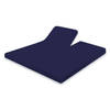 Eleganzzz Splittopper Hoeslaken Jersey Katoen Stretch - donker blauw 160x200cm