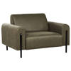 Beliani ASKIM - Fauteuil-Groen-Polyester