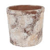 Clayre & Eef Bloempot Ø 18x15 cm Beige Terracotta Beige