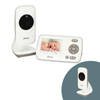 Babyfoon met camera en 2.4" kleurenscherm Alecto Wit-Taupe