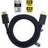 NÖRDIC HDMI-N1051 HDMI Ultra High Speed kabel - Gecertificeerd - 8K HDMI 2.1 - 5m - Zwart