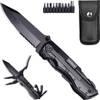 Travelhawk Zakmes - Multitool Zakmes - 14-in-1 Multitool - Blikopener - Flesopener - Zakmes -Schroevendraaier -9 verwiss