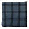 Linen & More Servetten 'Black Check' 40cm x 40cm, Mirage Blue