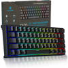 Gaming keyboard 60 % - Mechanisch gaming toetsenbord 60 procent - Toetsenbord gaming - QWERTY