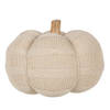 Clayre & Eef Decoratie Pompoen Ø 20x14 cm Beige Stof Beige