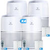 4X Vibrix Luchtreiniger Woonkamer - 70m2 - HEPA Filter - Ionisator - Luchtfilter - Air Purifier - Vortex20