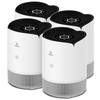 4X Vibrix Luchtreiniger Slaapkamer - 30m2 - HEPA Filter - Ionisator - Luchtfilter - Air Purifier - PureFlow30