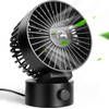 Travelhawk Mini USB Ventilator - Tafelventilator - Mini Fan - Klein, Stil en Geruisloos - Dual Motoren - Kantelbaar - 2