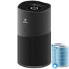 Vibrix Luchtreiniger Woonkamer - 150m2 - 2X HEPA Filter - Ionisator - Air Purifier - Air Cleaner - PureFlow70 pro