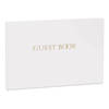 SecaDesign Gastenboek - GUEST BOOK - A4 formaat - wit / goud - receptieboek bruiloft