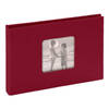 SecaDesign Fotoalbum insteek Vita diep rood - 36 foto’s 10x15 cm - foto etui - VIT3615DR