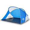 vidaXL Strandtent 2-persoons pop-up waterdicht azuurblauw