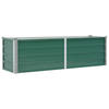 vidaXL Plantenbak verhoogd 160x40x45 cm gegalvaniseerd staal groen