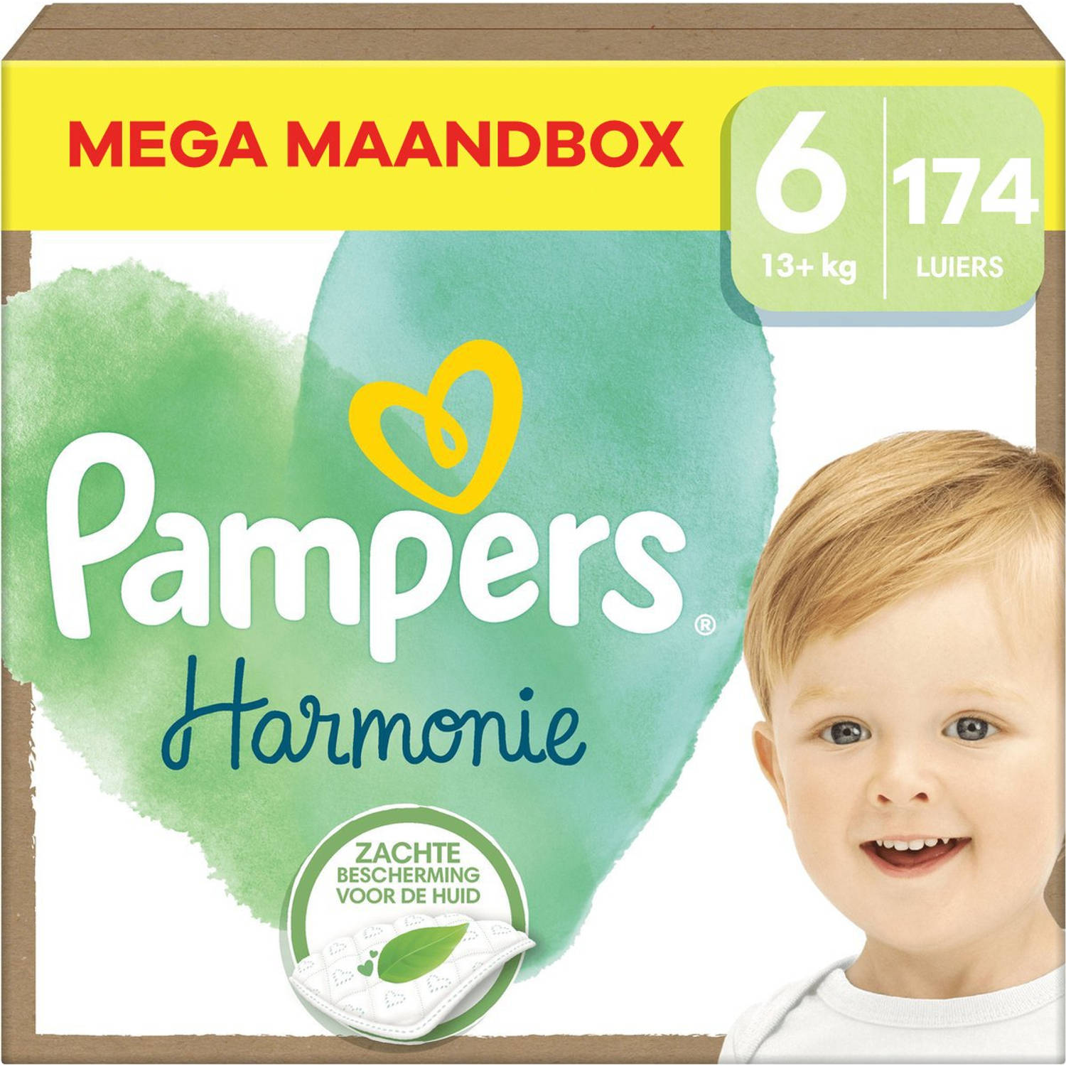 Pampers Harmonie Maat 6 Mega Maandbox 174 luiers 13+ KG