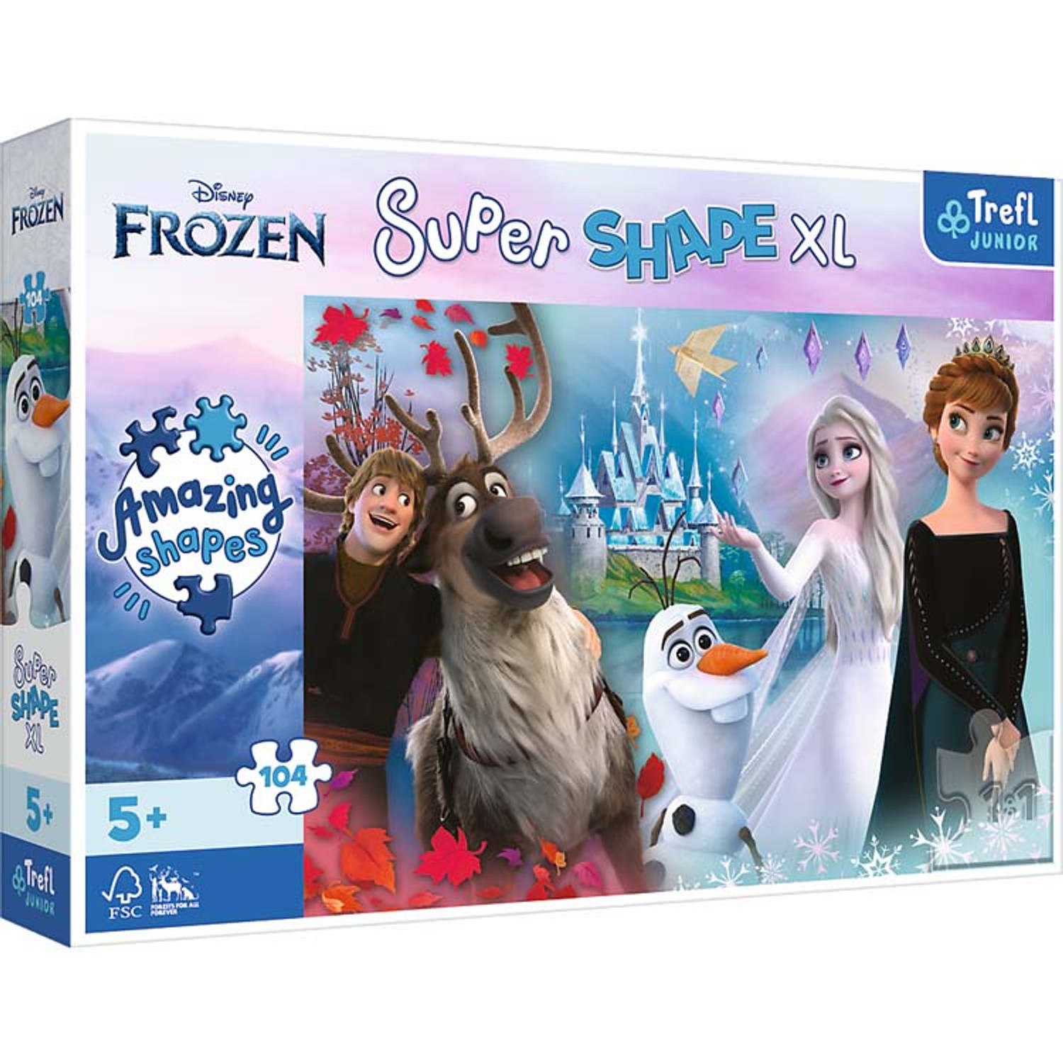 Trefl Trefl 104XL - The world of Anna and Elsa is fun / Disney Fro