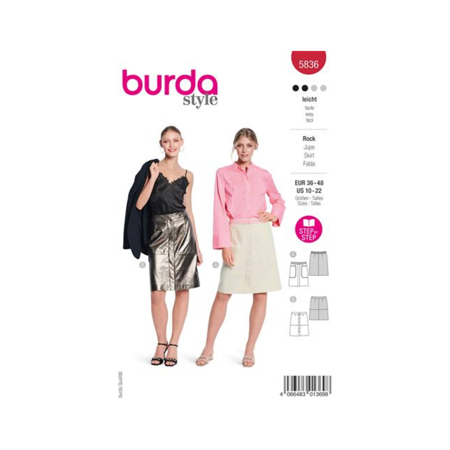 Burda nr.5836 maat 36-48