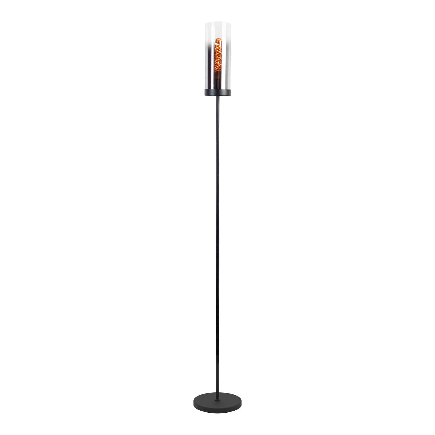 EGLO Toothill Vloerlamp - E27 - 153,5 cm - Zwart/Ombre effect