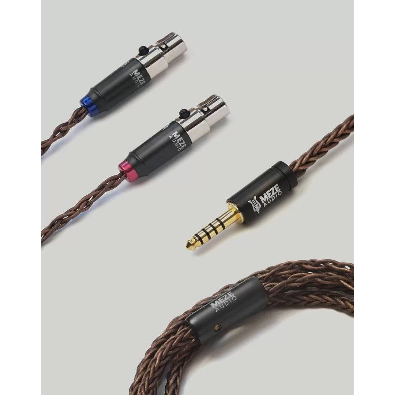Meze Audio Mini-XLR PCUHD kabels Copper/Silver (3,5mm-2,5mm-4,4mm-6,35mm-4PIN)