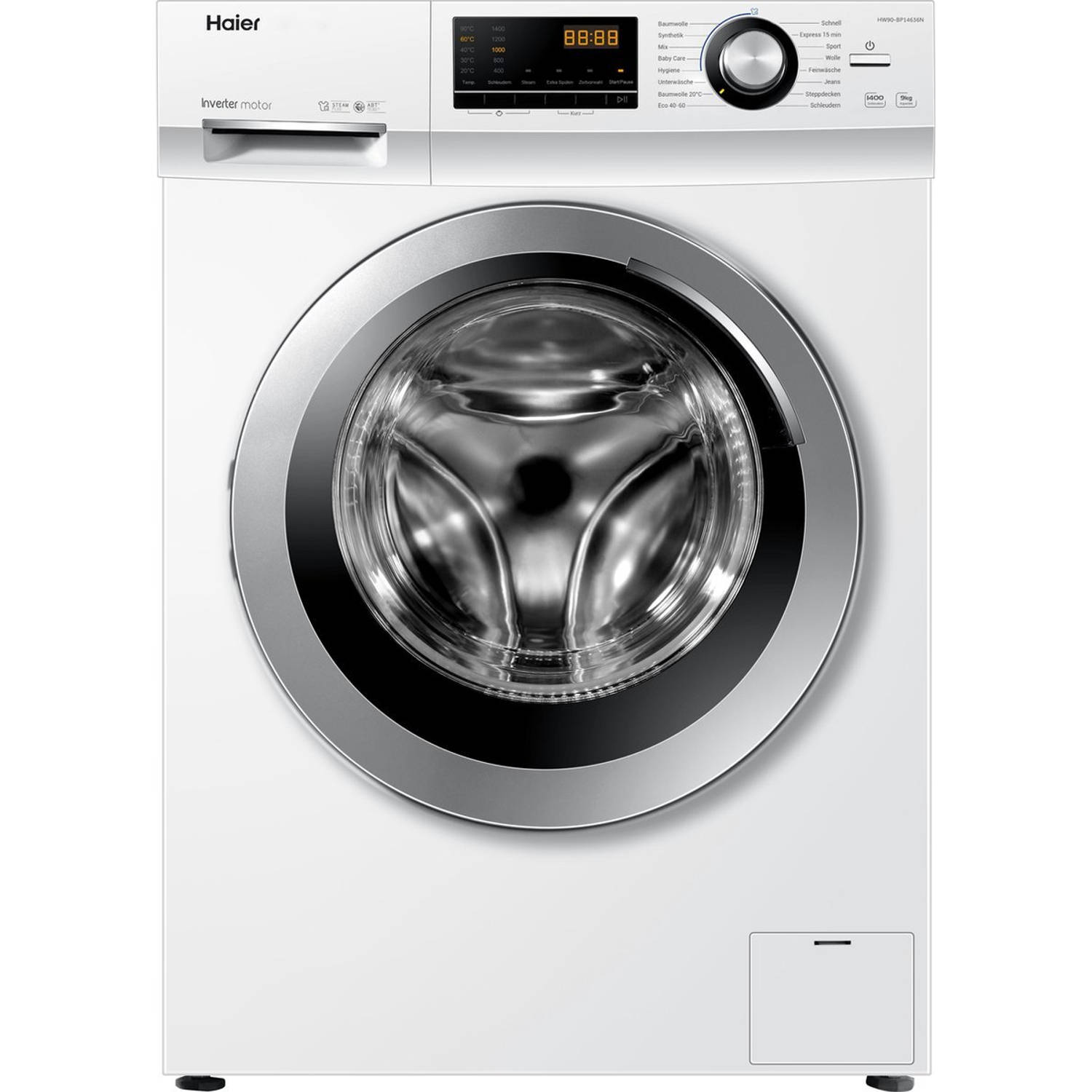 Haier HW90-BP14636N - Wasmachine - Voorbelading - 1330 RPM