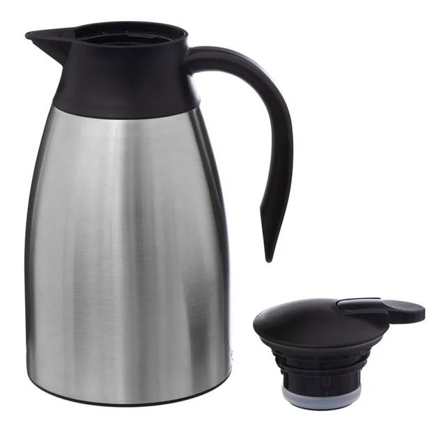 5Five Thermoskan - RVS - 1500 ml - dubbelwandig - isoleerkan - koffiekan - Thermoskannen