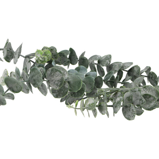 DK Design Kunstbloem Eucalyptus tak Real Touch - 88 cm - groen - Kunstbloemen