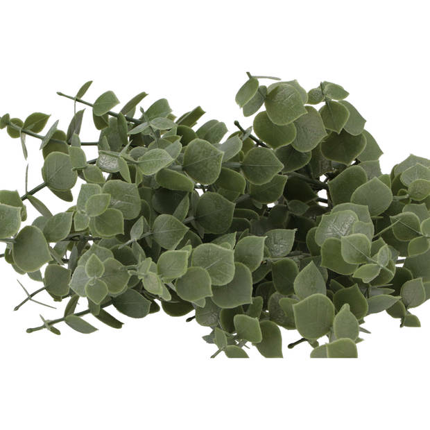 DK Design Kunstbloem Eucalyptus tak bundel - 47 cm - groen - Kunstbloemen