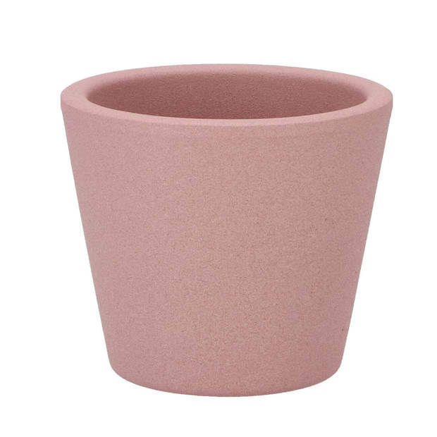 DK Design bloempot Vinci - lichtroze mat - voor binnen - D10 x H12 cm - Plantenpotten