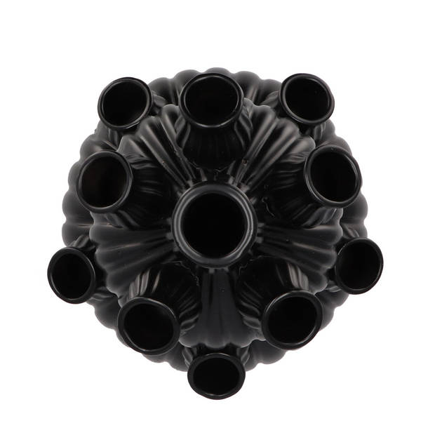 DK Design vaas Amsterdam - tulpenvaas - zwart - D20 x H30 cm - Vazen