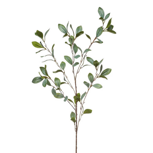 Emerald Kunstbloem Eucalyptus tak - 3x - 90 cm - groen - Kunstbloemen
