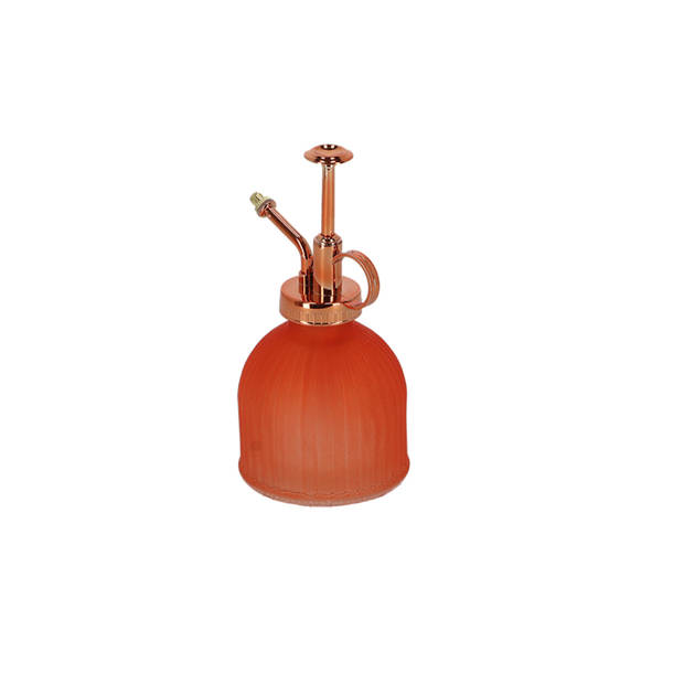 Esschert Design plantenspuit/vernevelaar - glas - terracotta/koper - 15.5 cm - Plantenspuiten