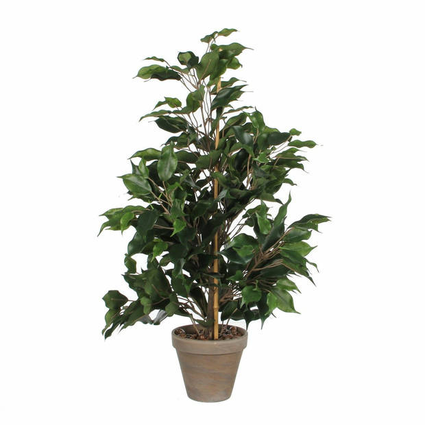 Groene ficus kunstplant 65 cm - Kunstplanten