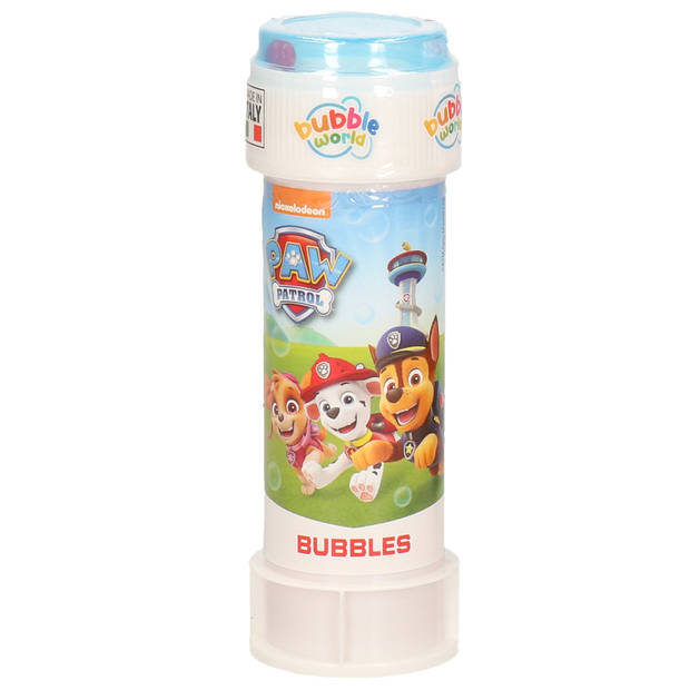 Bellenblaas - Paw Patrol - 50 ml - voor kinderen - uitdeel cadeau/kinderfeestje - Bellenblaas