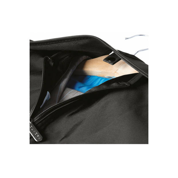 Quadra Kledinghoes - 4x - zwart - polyester - 100 x 60 cm - 1 kostuum of 3 overhemden - Kledinghoezen