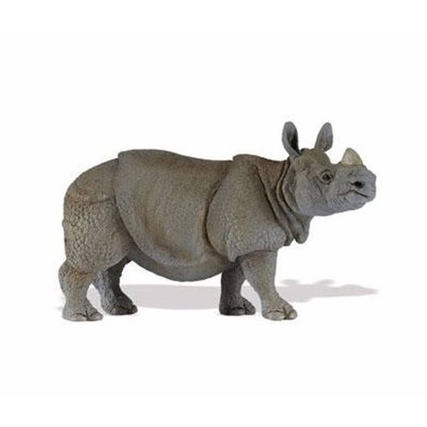 Speelgoed nep Indische neushoorn 12 cm - Speelfiguren