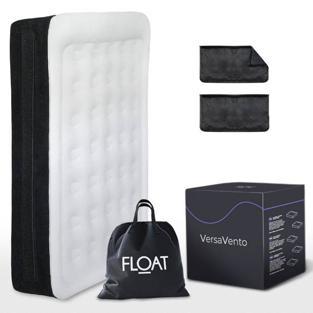 FLOAT VersaVento - 2 Persoons luchtbed met pomp - Incl 2 opbergzakken, draagtas en reparatiekit