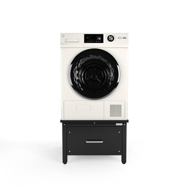 Wasmachine Verhoger met Lade Single - Zwart